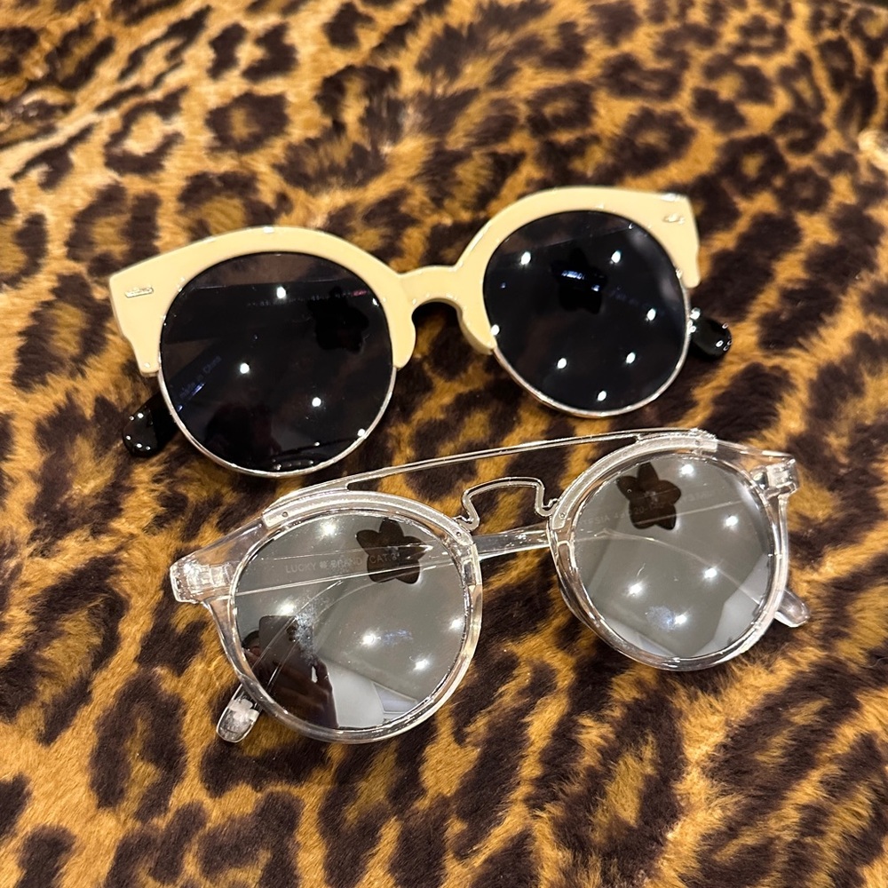 Stylish Sunglasses Set - Black and Silver
